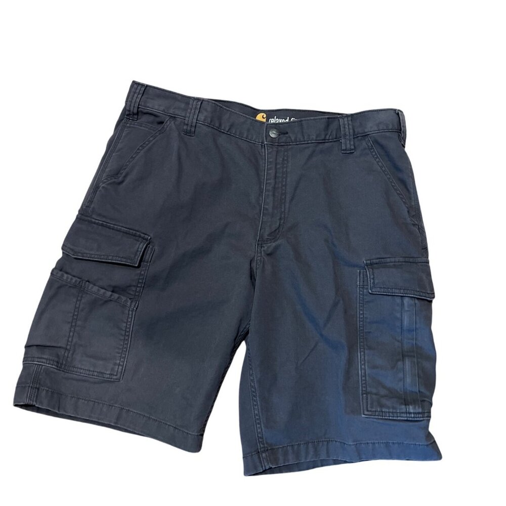 CARHARTT dark grey cargo shorts Men 38 Relaxed Fit